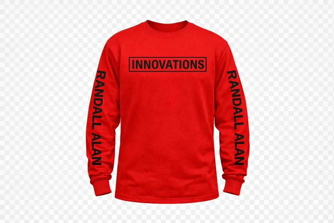 Red Randall Alan Innovations long-sleeve shirt