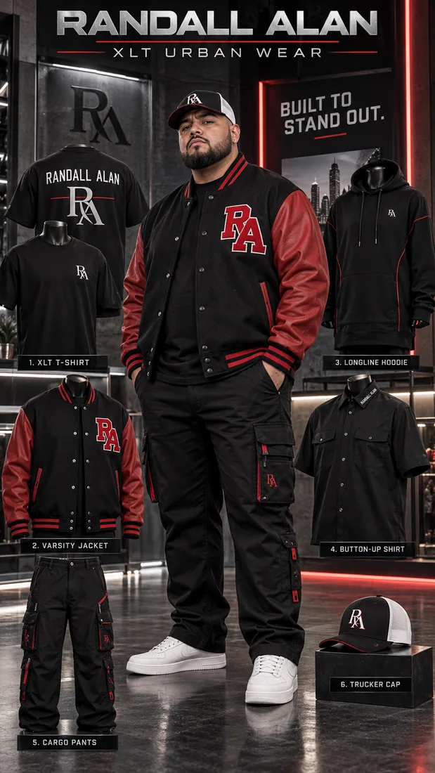 Randall Alan XLT urban wear lookbook