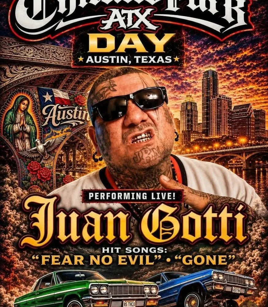 Juan Gotti at Chicano Park event flyer